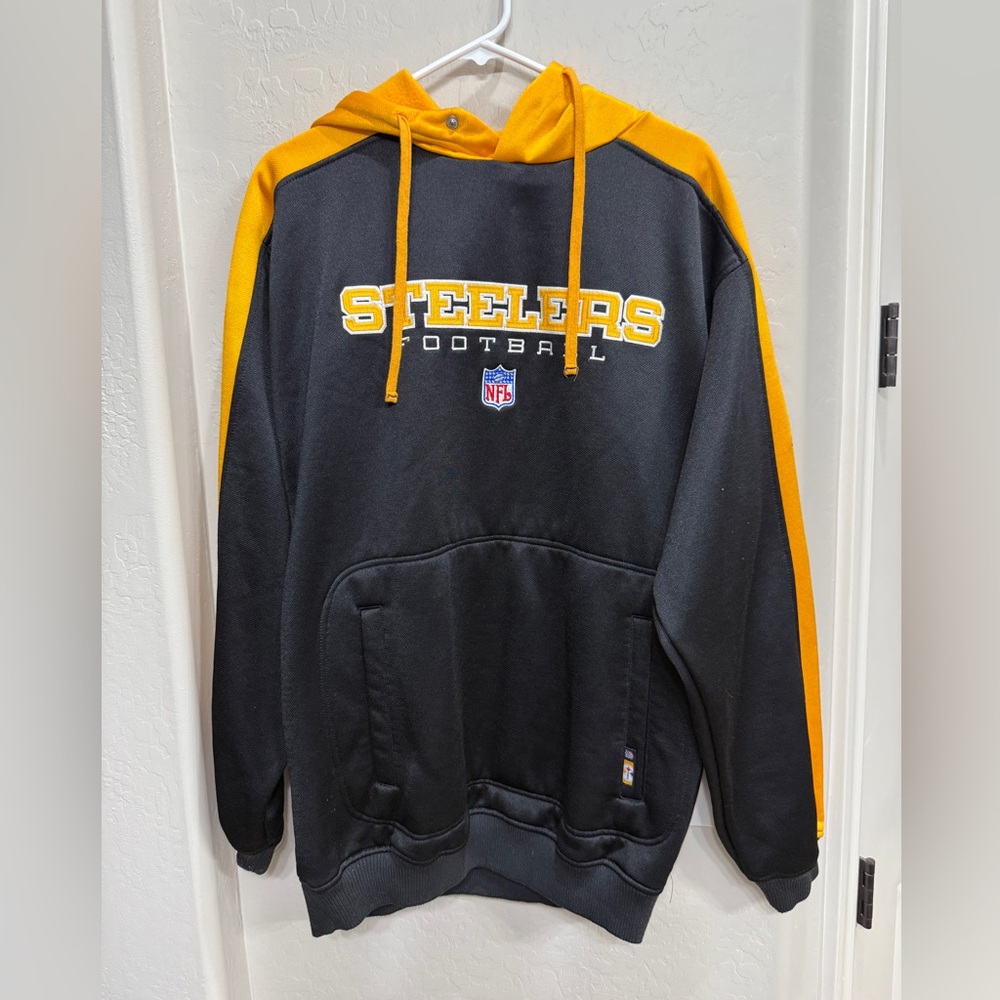 Reebok Black and Gold Steelers Hoodie